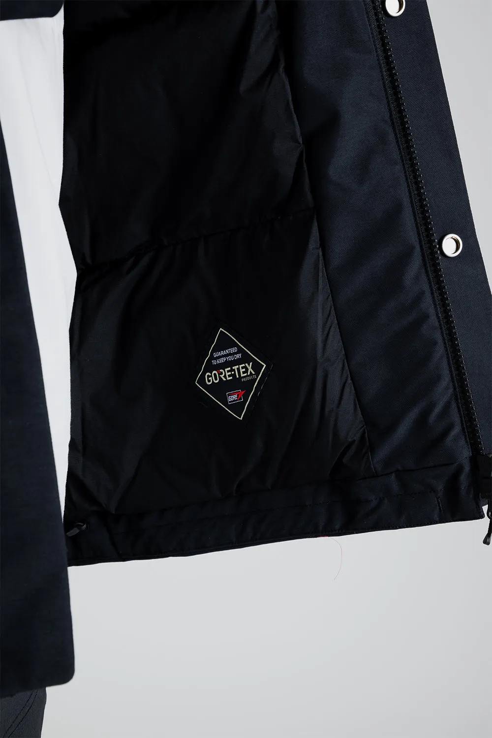 Gore-Tex Hooded Down Jacket - Black