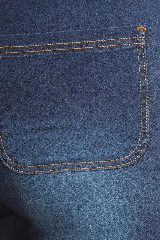 GP3101 PLUS high waist stretch skinny jeans