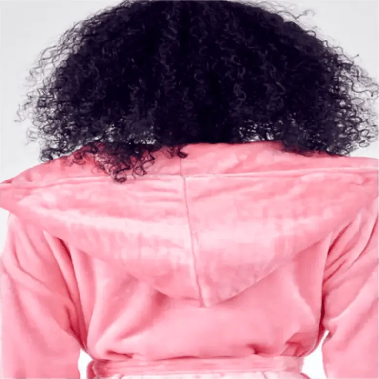 Hooded Plush Bathrobes for Women
