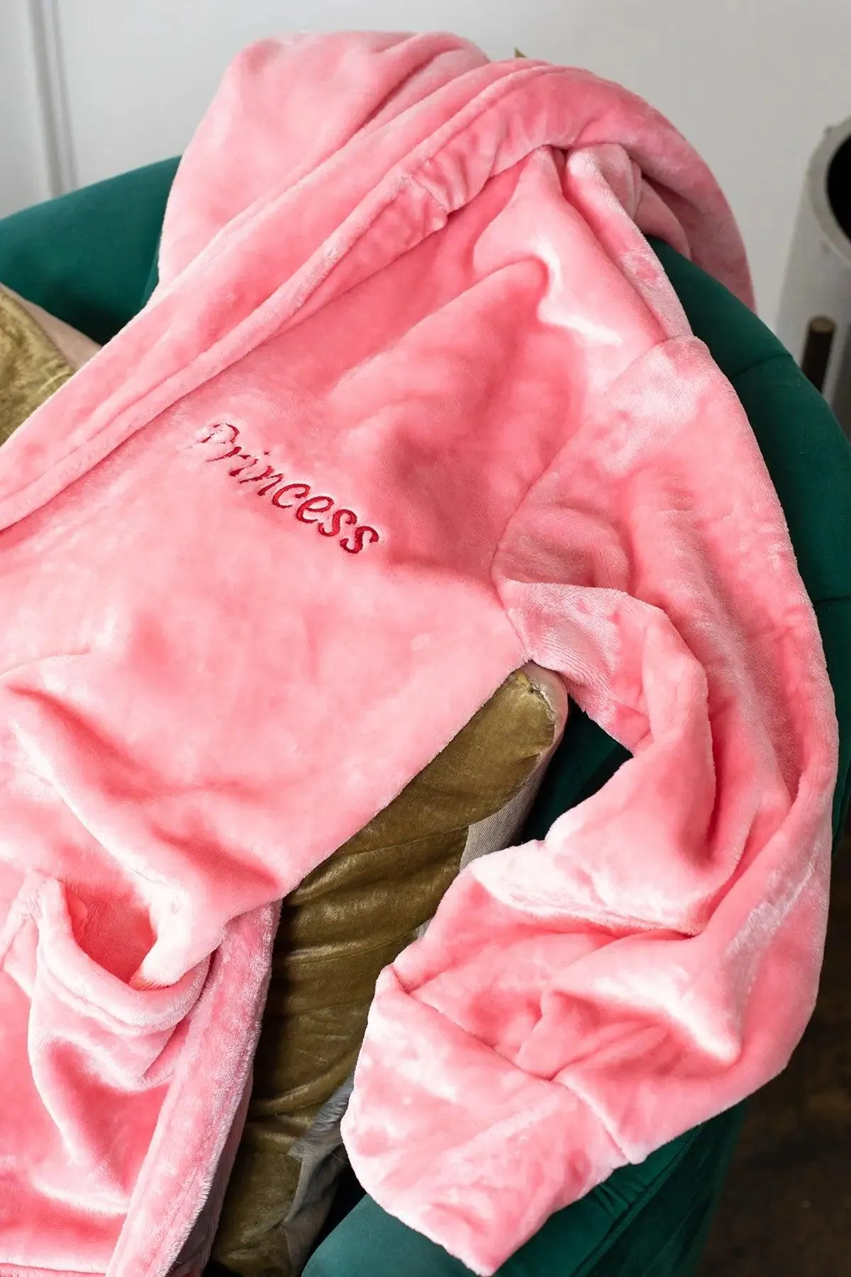 Hooded Plush Bathrobes for Women
