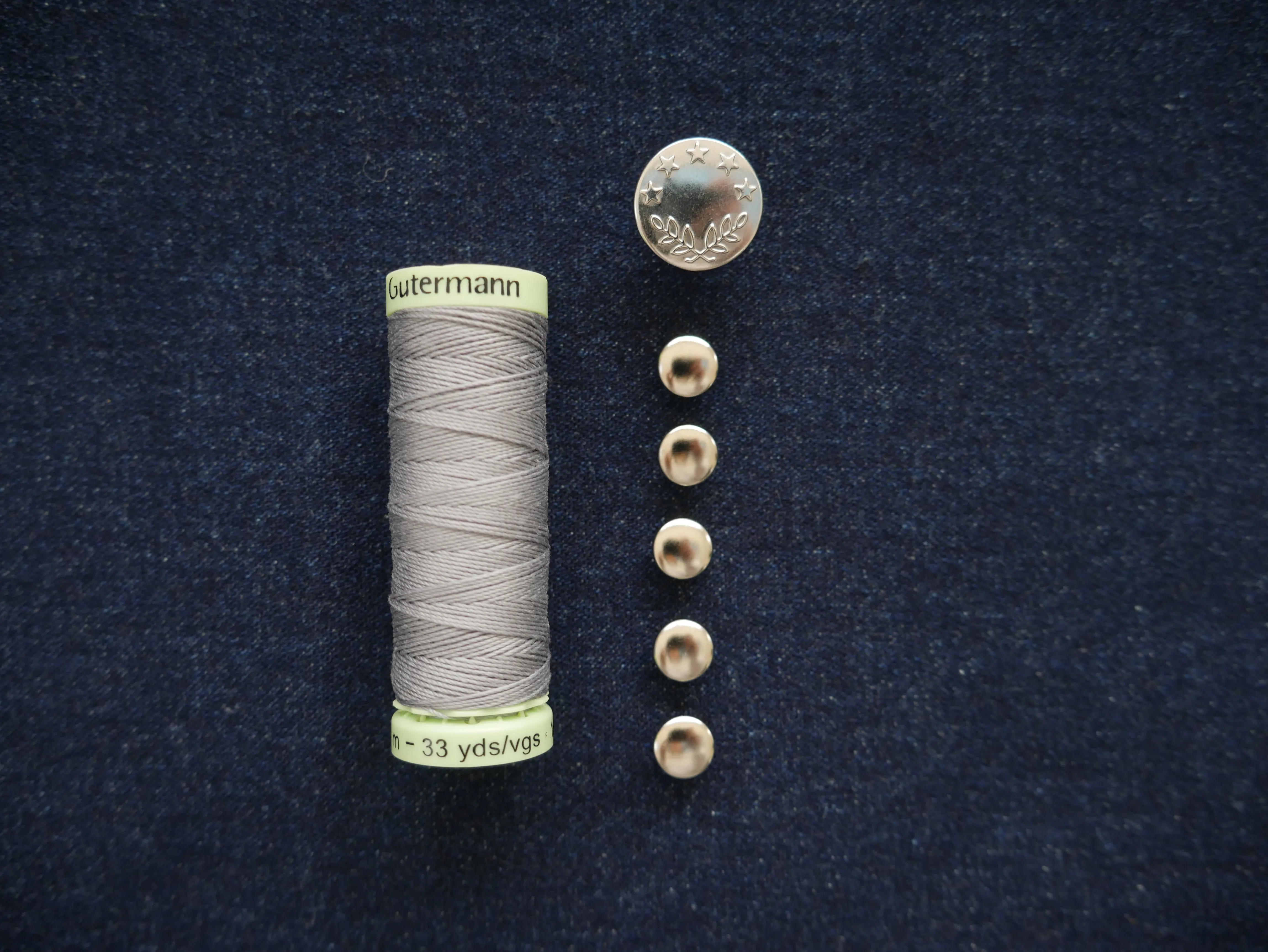 Jeans Making Kit - Mid-Blue Stretch Denim