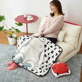 JP x BM - Big Hero 6 Baymax 2.0 & Baymax Fleece-Lined Blanket with Pouch