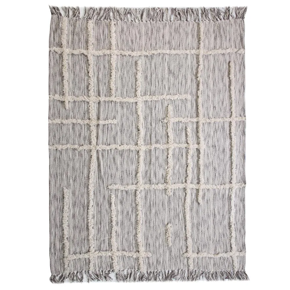 Linework Gray Throw