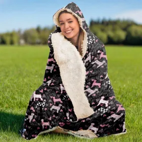 Livestock Show Lambs Hooded Blanket - AOP