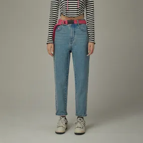 Logo Embroidered Denim Jeans