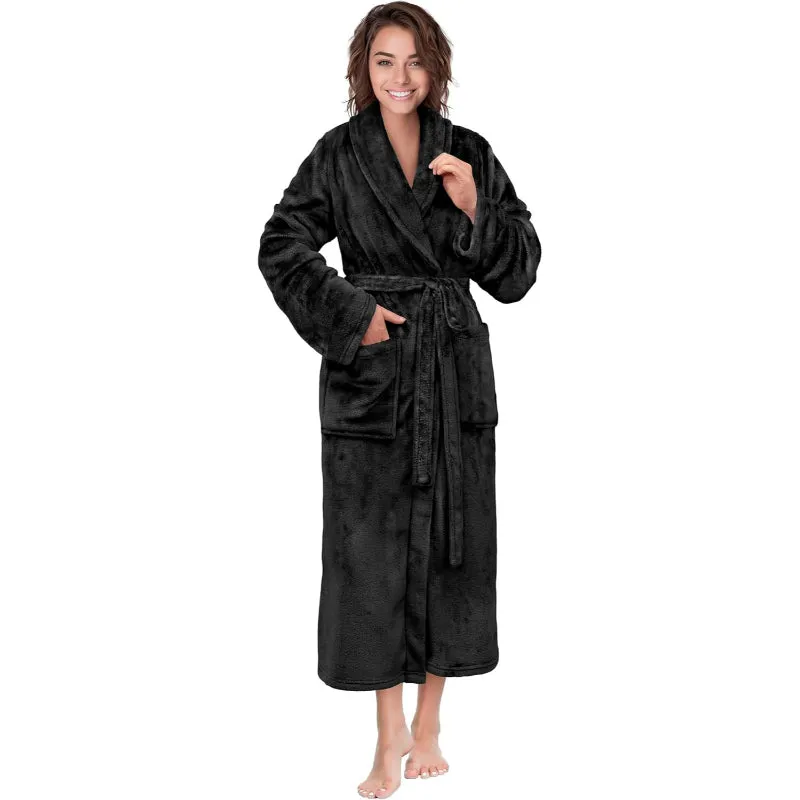 Long Plush Fleece Robe