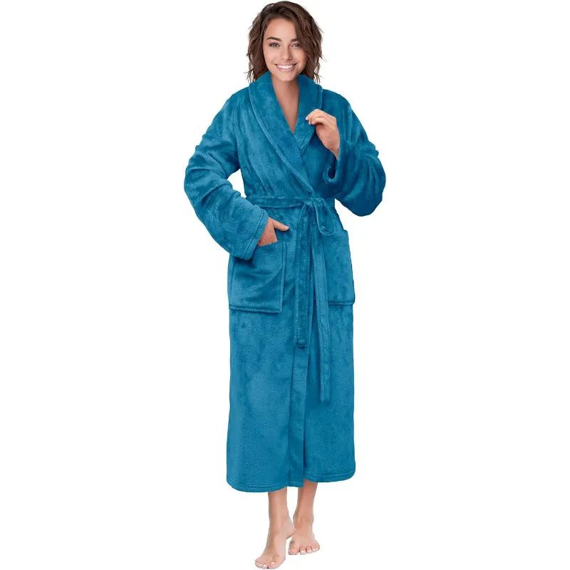Long Plush Fleece Robe