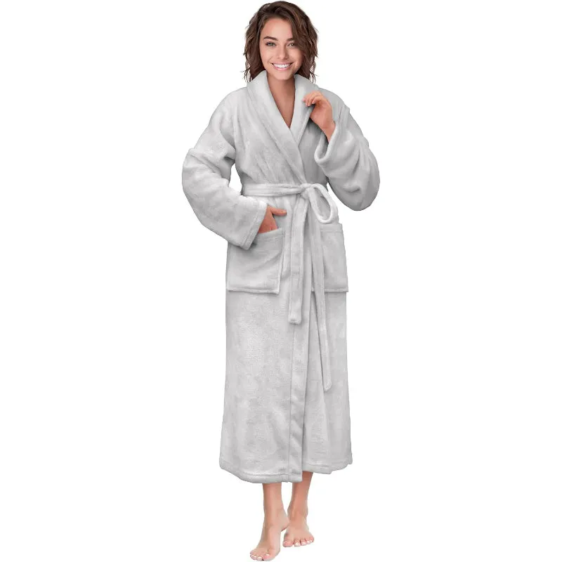 Long Plush Fleece Robe