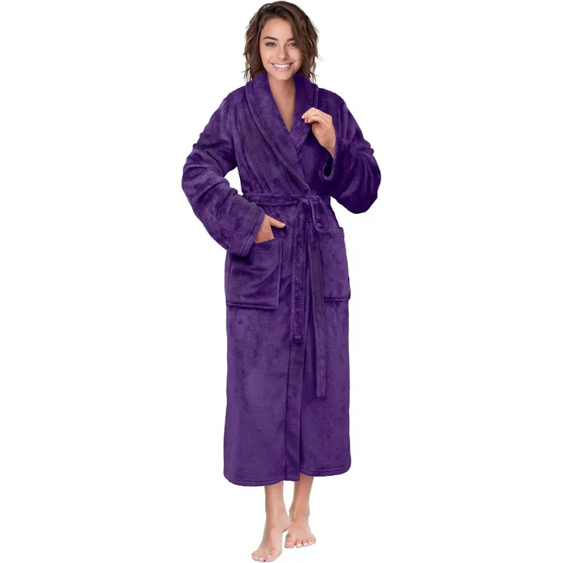 Long Plush Fleece Robe