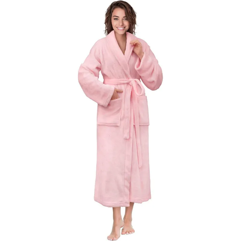 Long Plush Fleece Robe