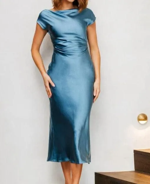 Low Back Midi Dress