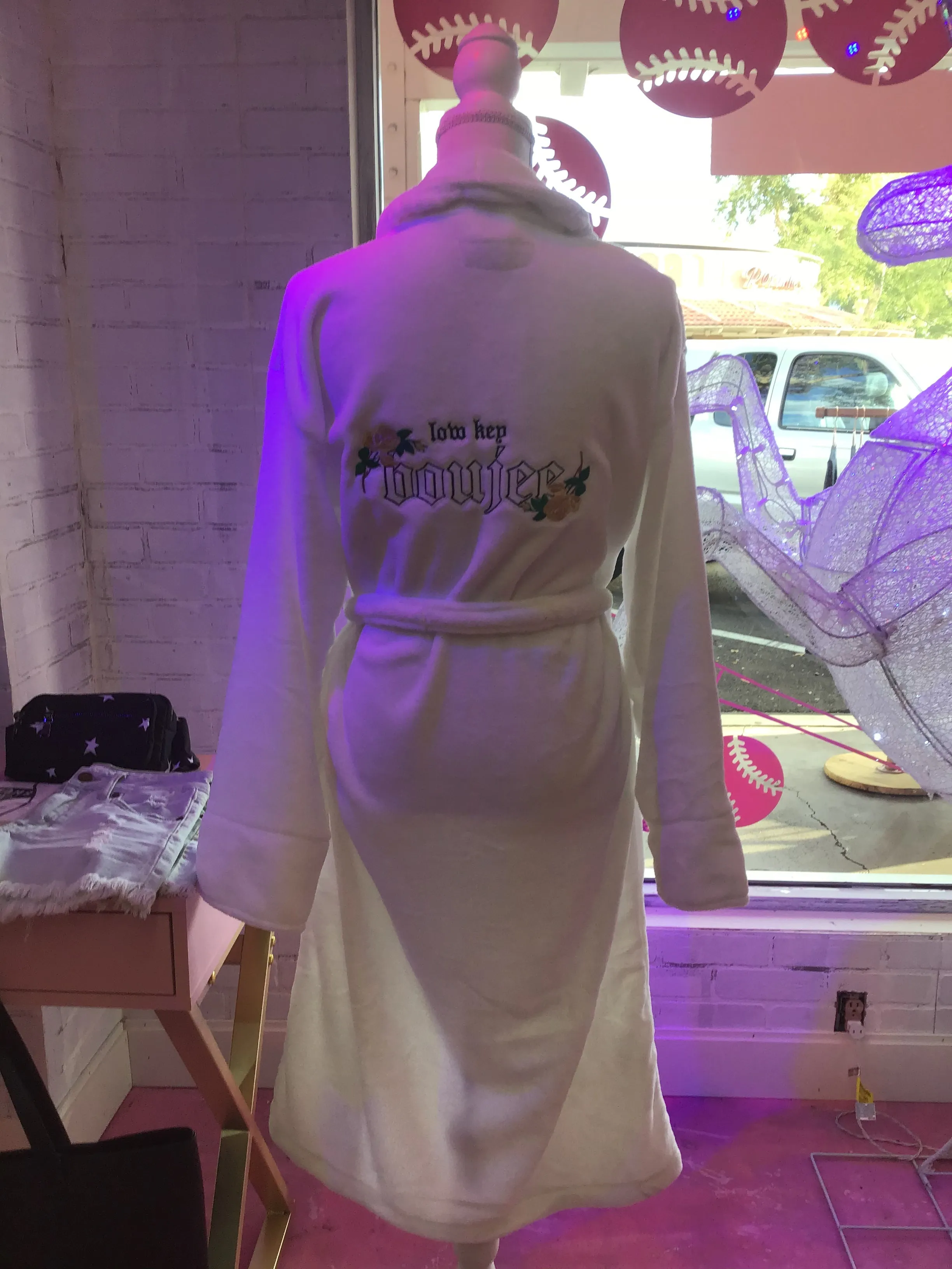 Low Key Boujee Luxe Plush Robe