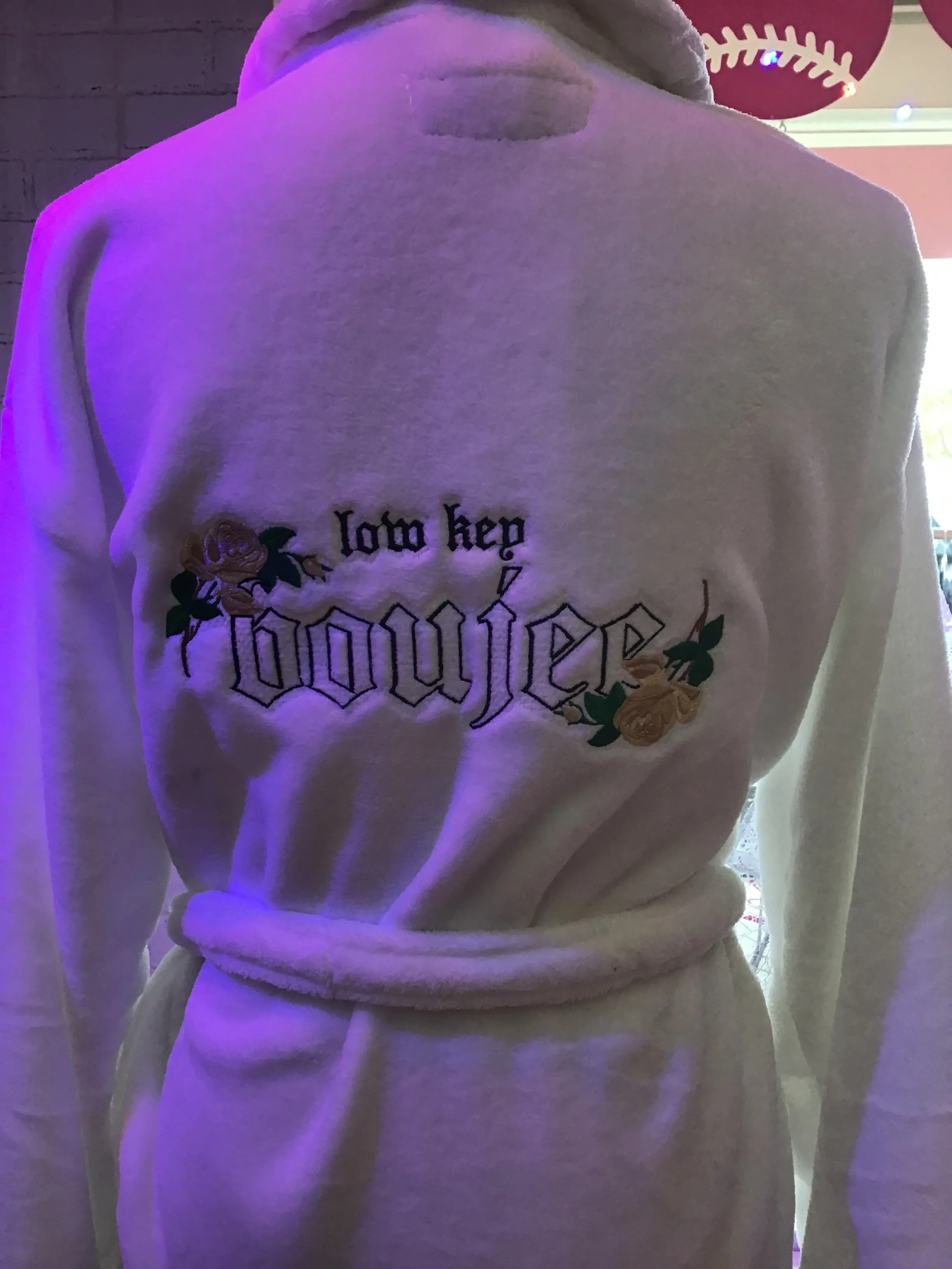 Low Key Boujee Luxe Plush Robe
