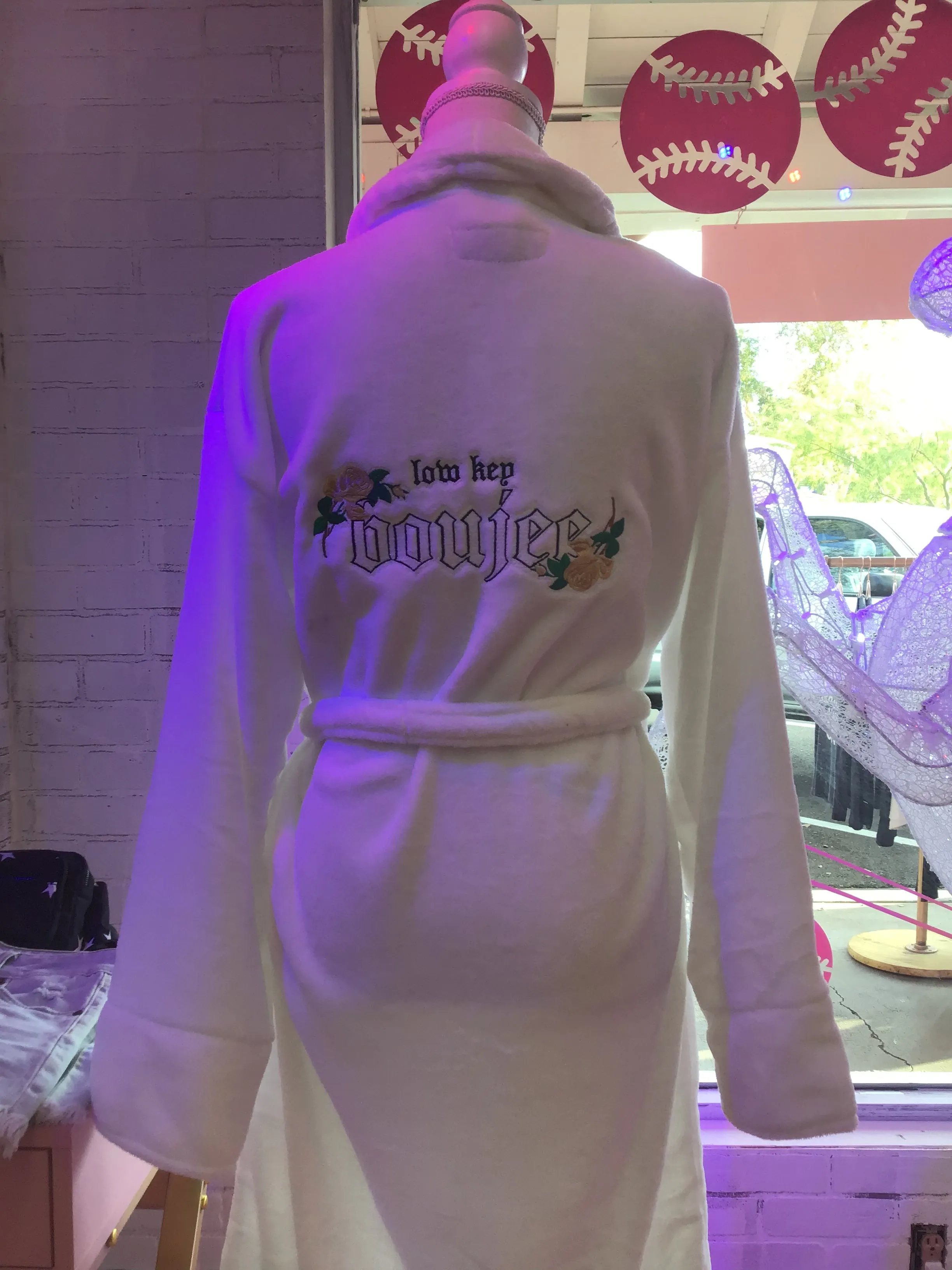Low Key Boujee Luxe Plush Robe