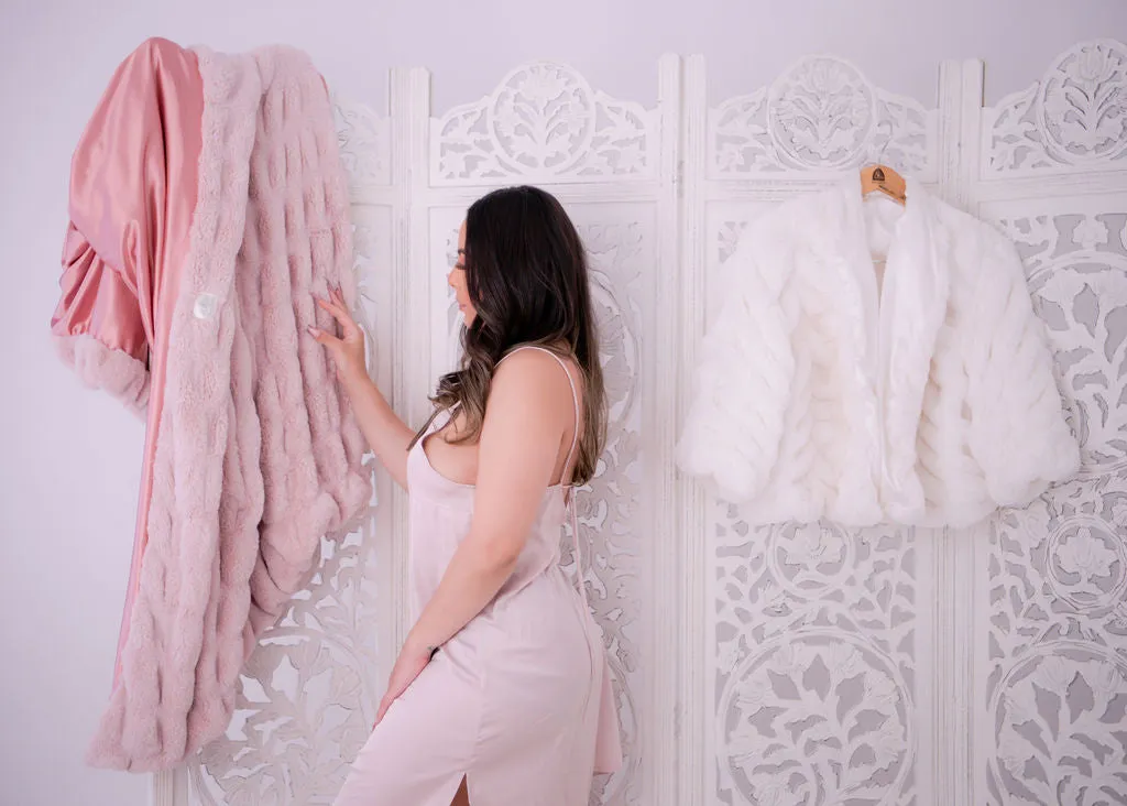 Luxe Clouds Faux Fur Throw Blanket
