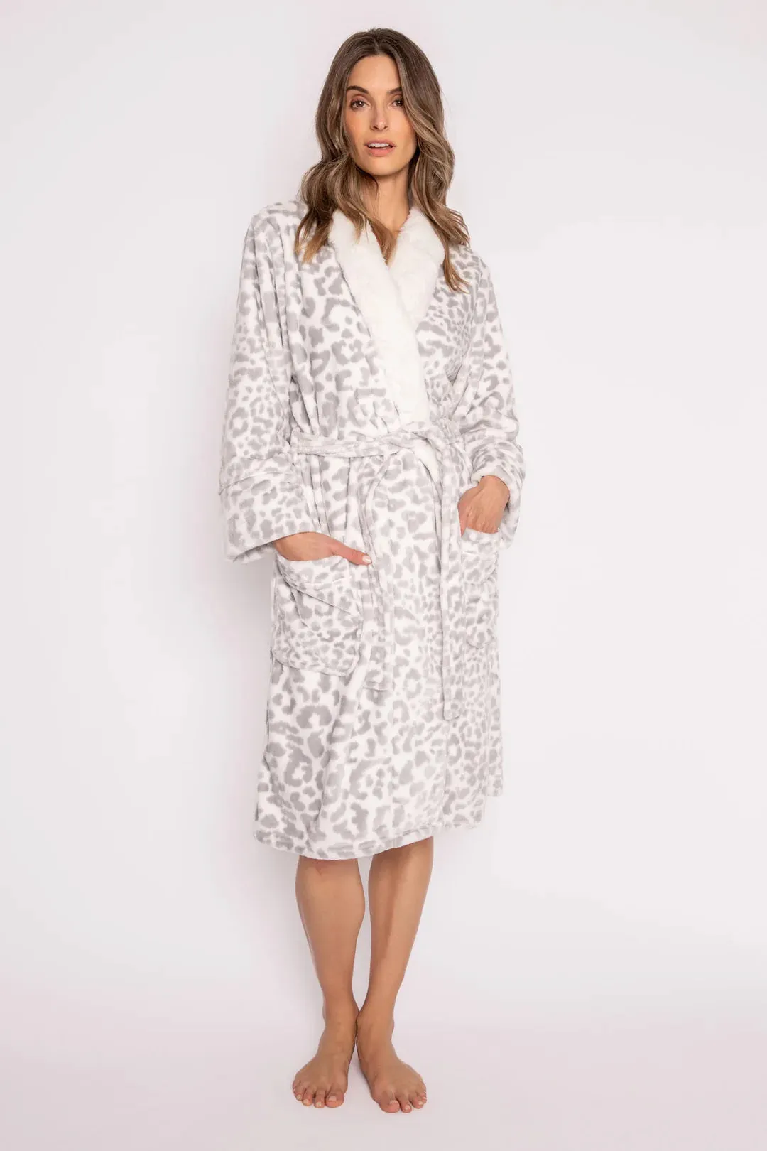 Luxe Plush Robe- Ivory