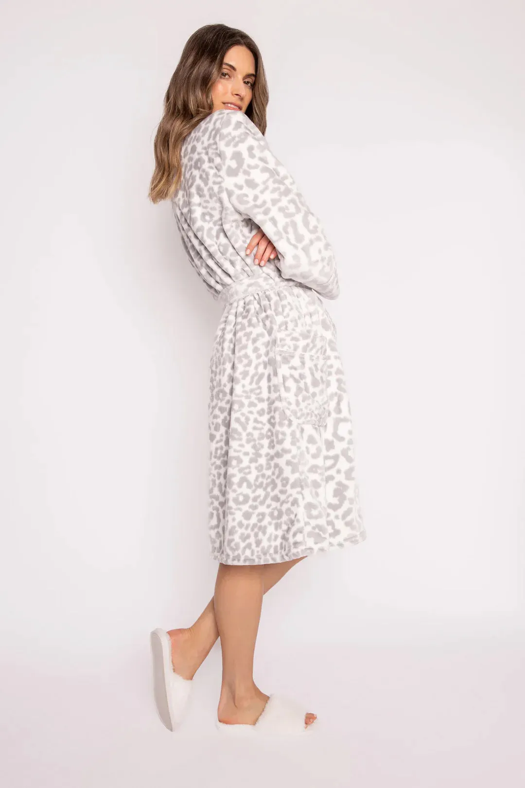 Luxe Plush Robe- Ivory