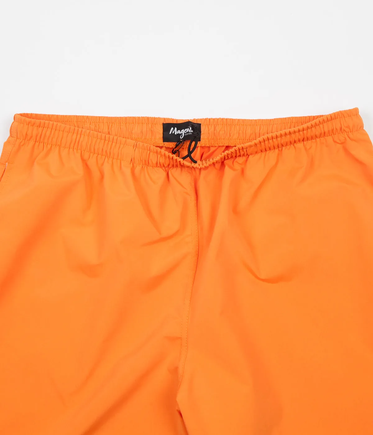 Magenta Plant Shorts - Orange