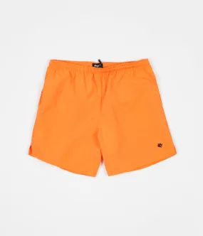 Magenta Plant Shorts - Orange