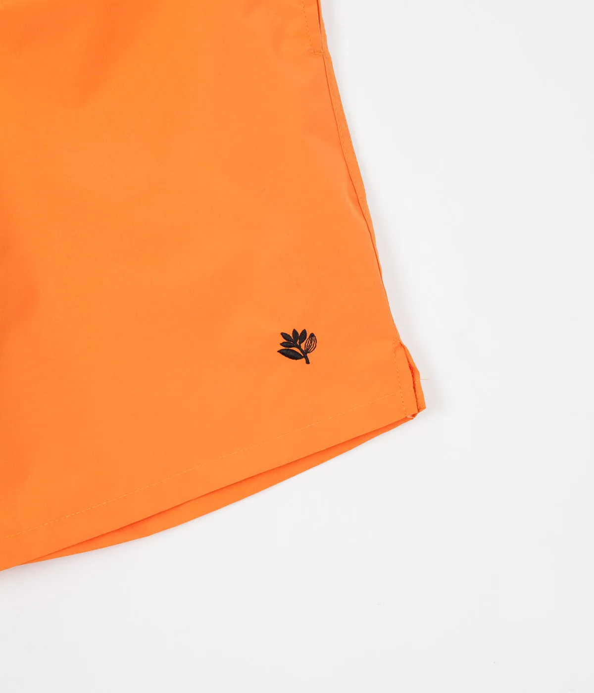 Magenta Plant Shorts - Orange