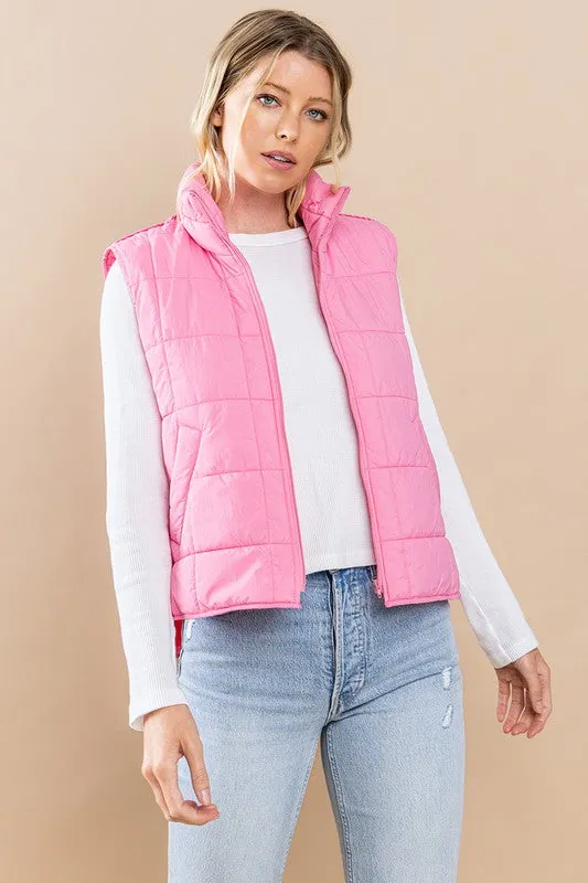 Making Memories Pink Puffer Vest