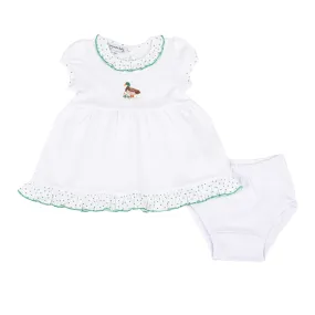 Mallard Pond Embroidered Dress