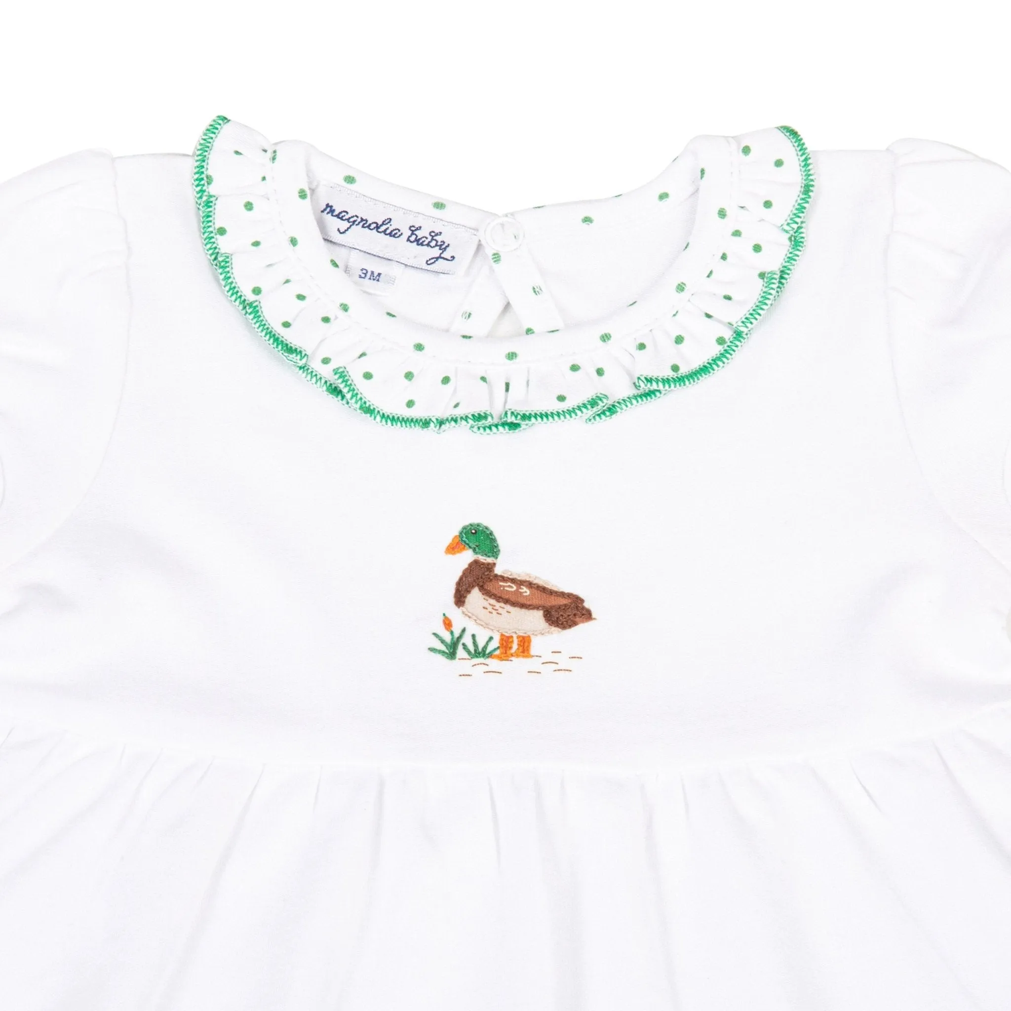 Mallard Pond Embroidered Dress