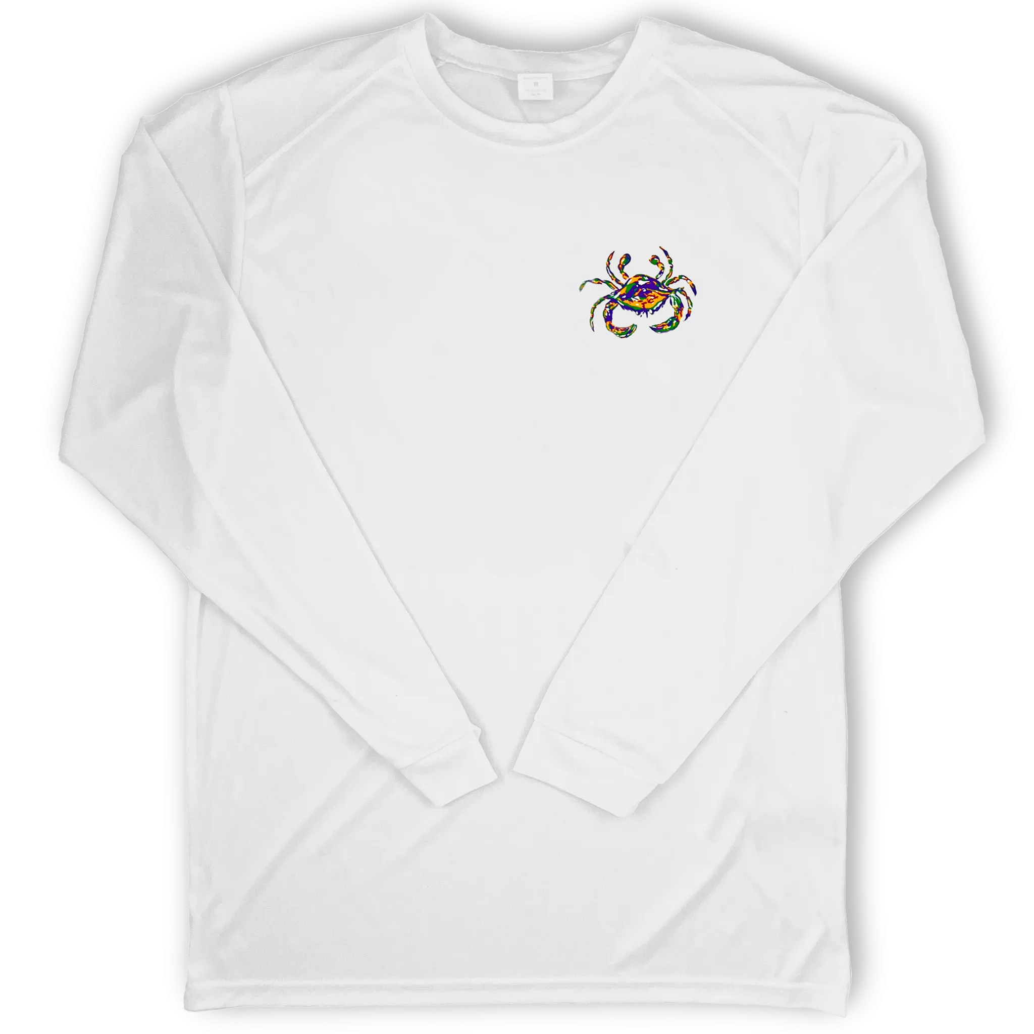 Mardi Gras Adult Long Sleeve Performance T-shirt