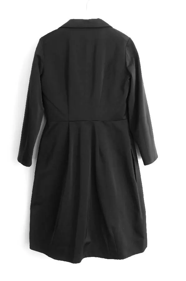 Marni women’s black satin lightweight coat