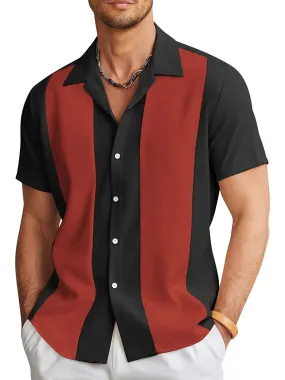Men's Casual Loose Striped Trendy Shirt - GlamzLife