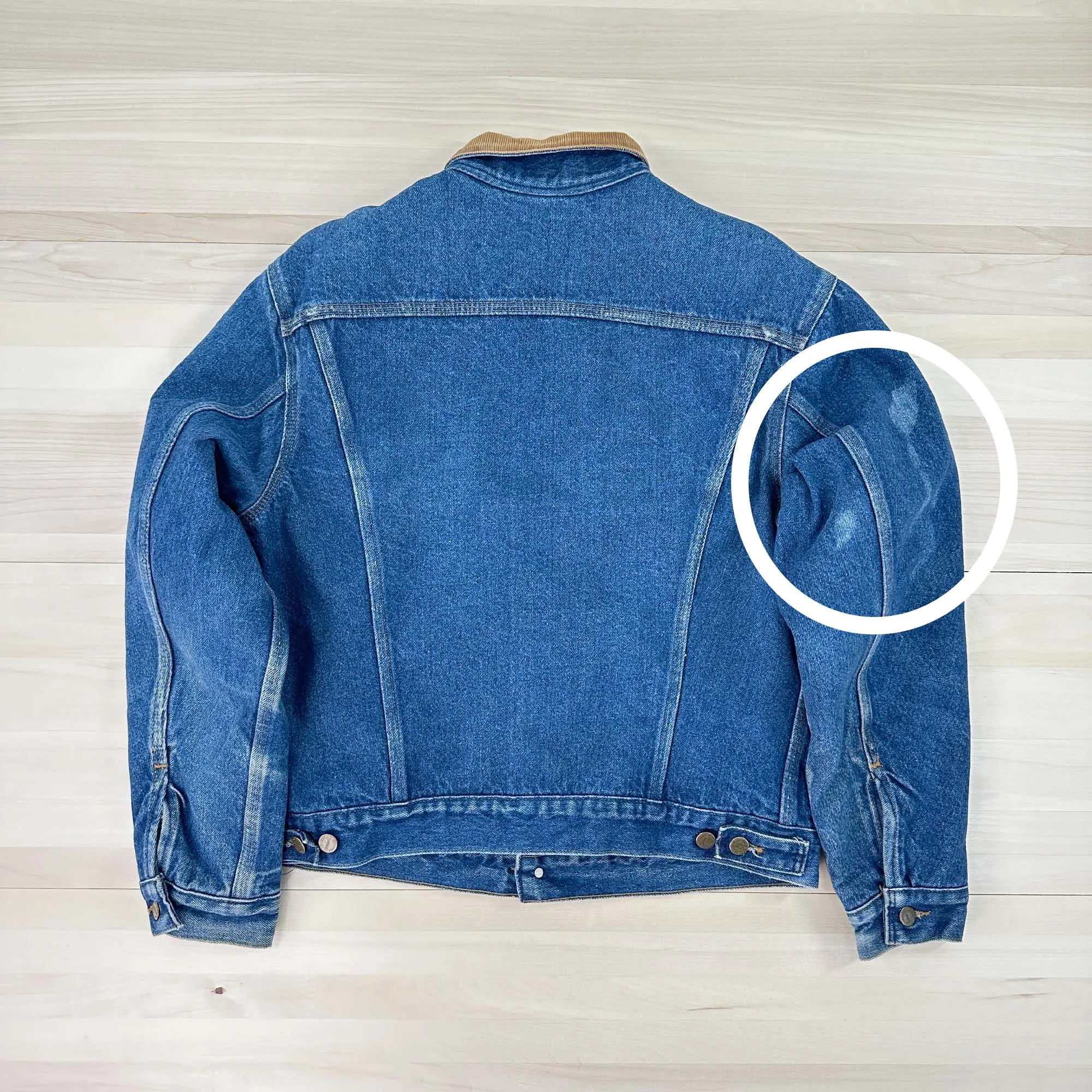 Men's Vintage Carhartt Trucker Jean Jacket From 1989 100 Year Anniversary -S/M