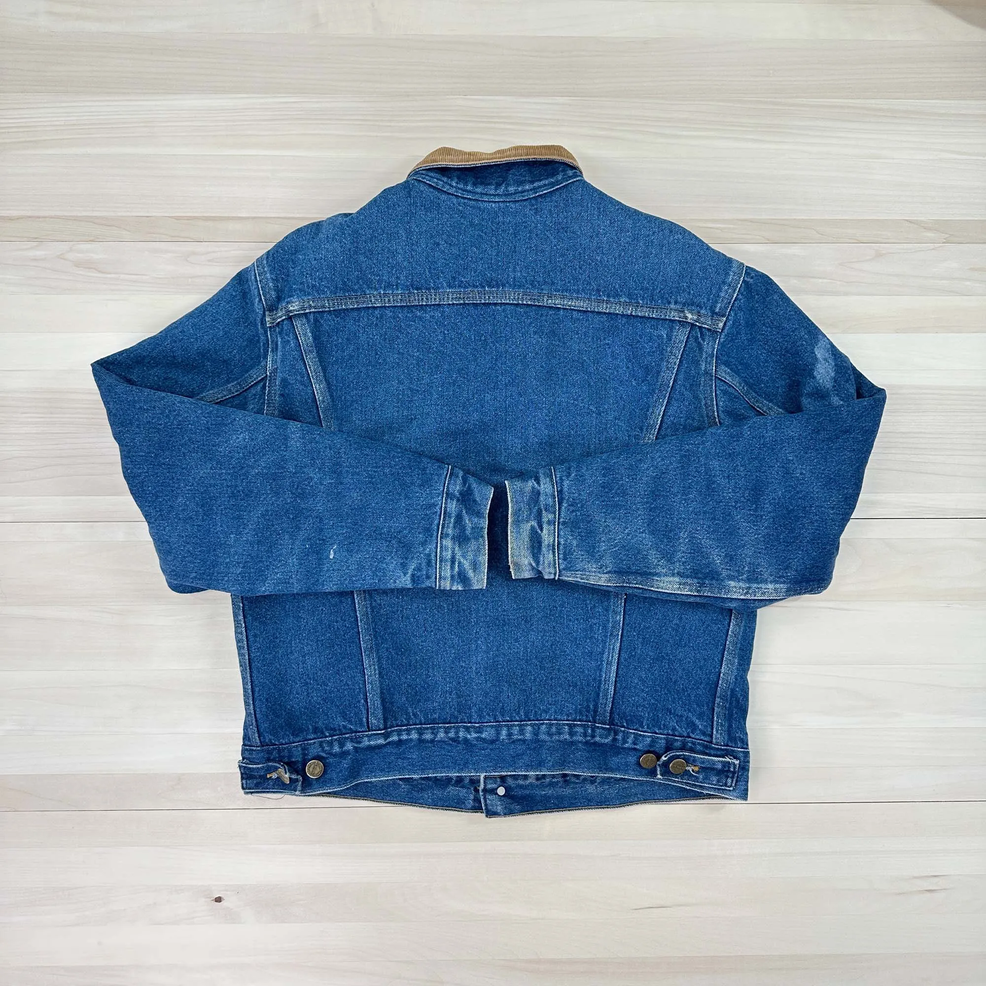 Men's Vintage Carhartt Trucker Jean Jacket From 1989 100 Year Anniversary -S/M