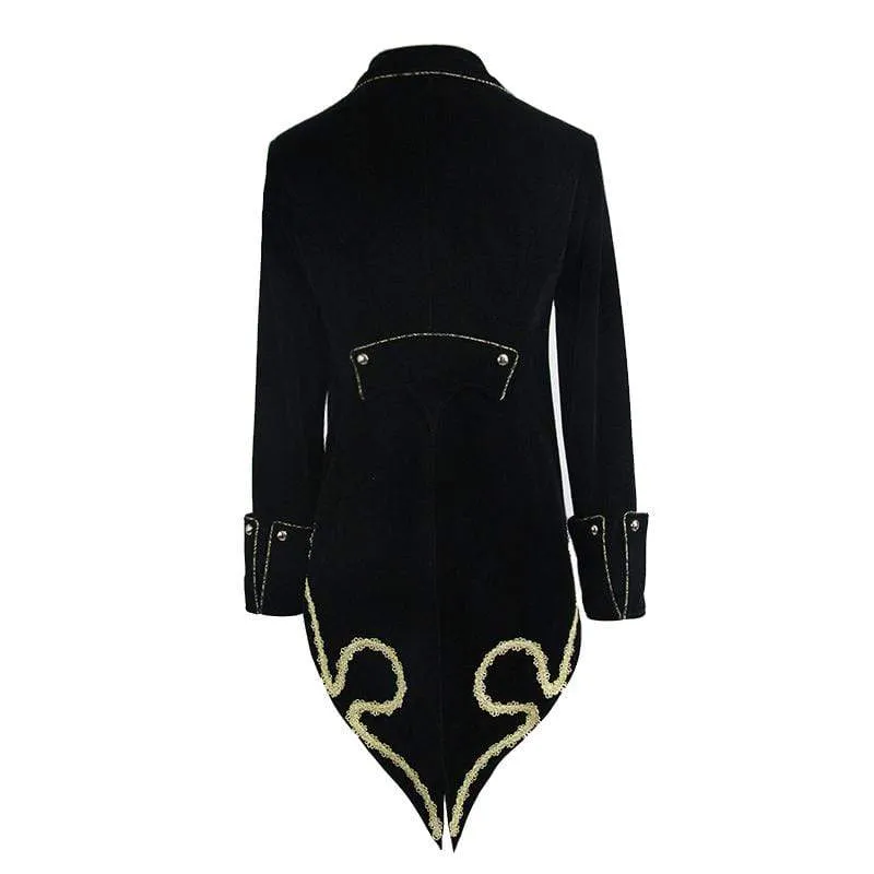 Men's Vintage Goth Velvet Jacket