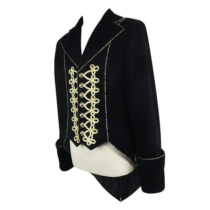 Men's Vintage Goth Velvet Jacket