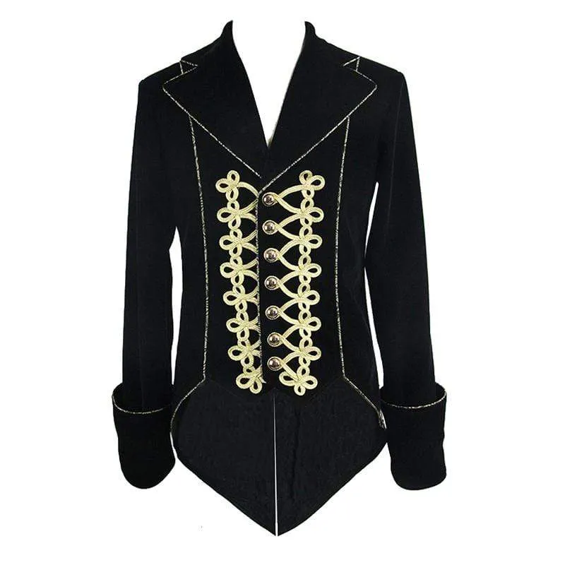 Men's Vintage Goth Velvet Jacket