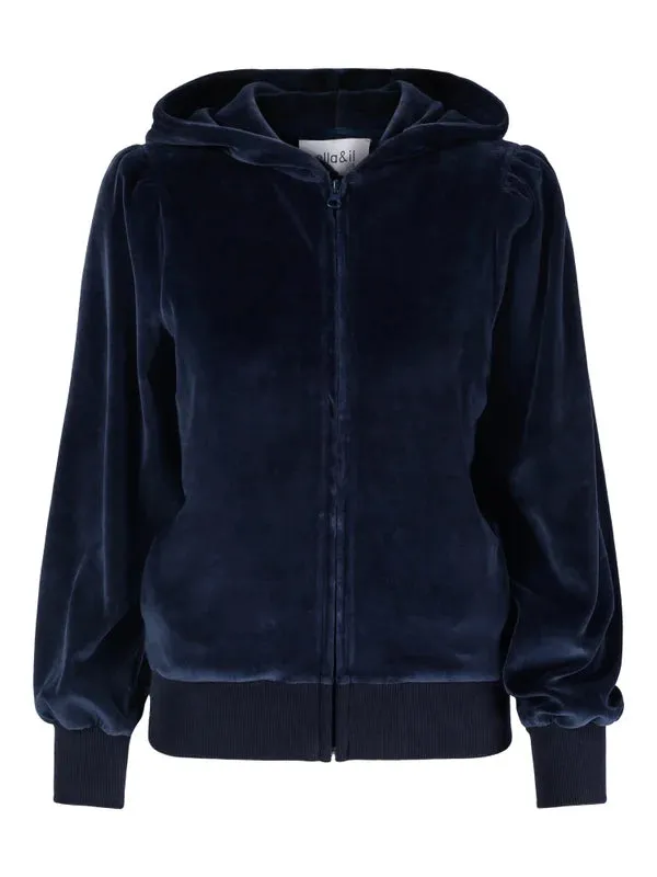 Mim Velour Jacket - Navy