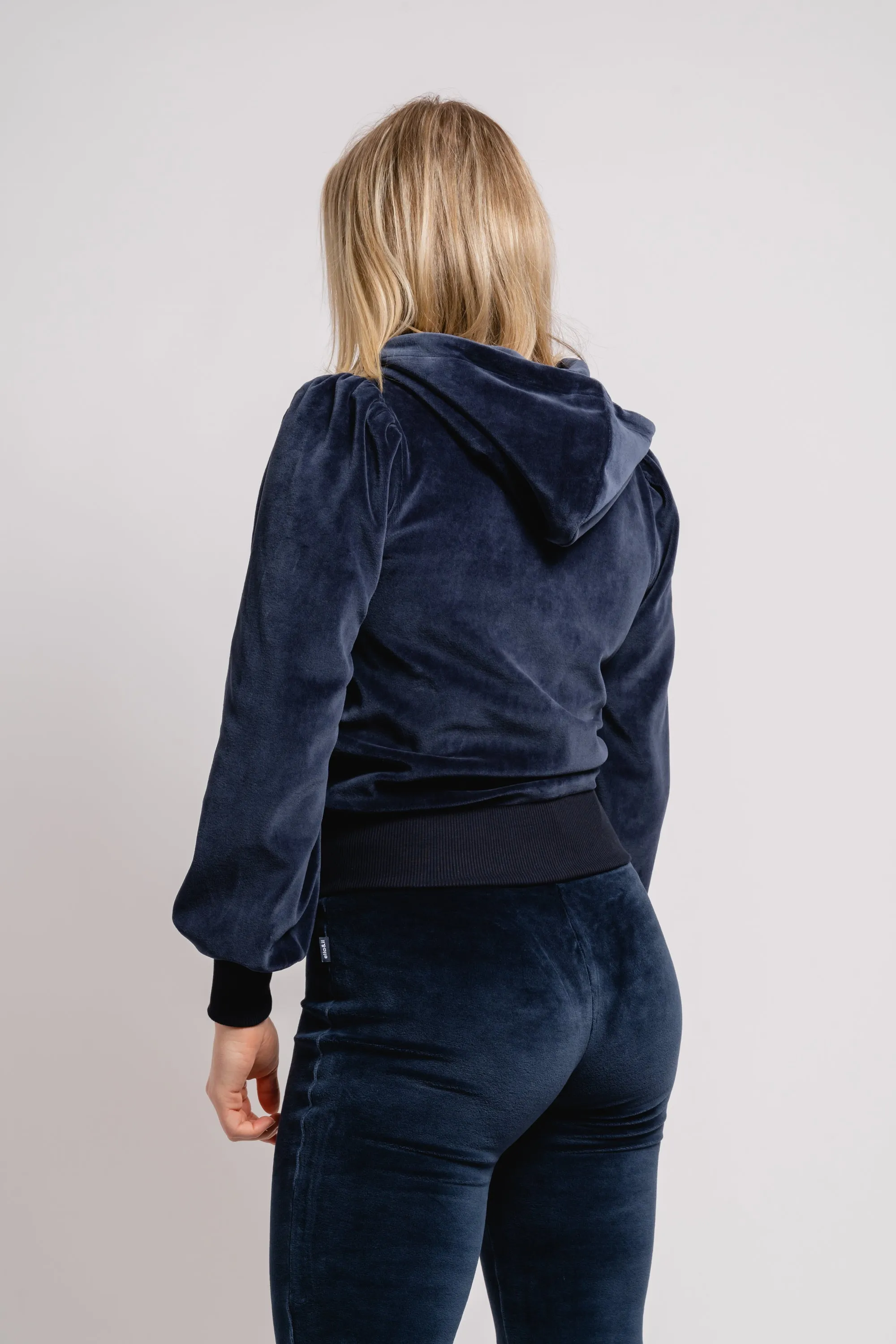 Mim Velour Jacket - Navy