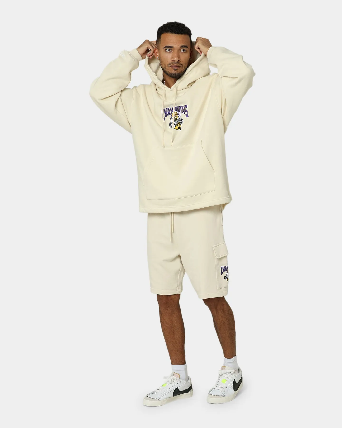 Mitchell & Ness Los Angeles Lakers Cargo Shorts Khaki