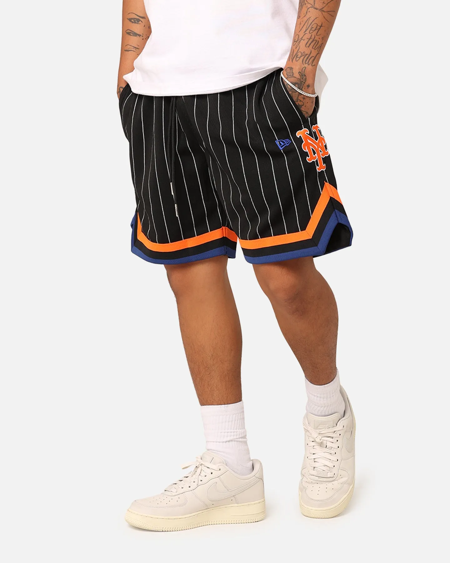 New Era New York Mets Pinstripe Shorts OTC