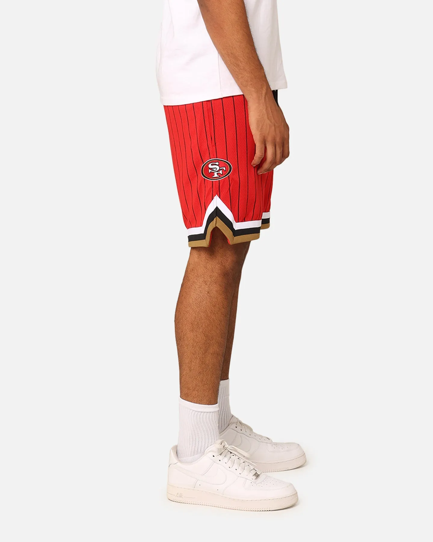 New Era San Francisco 49ers Pinstripe Shorts OTC