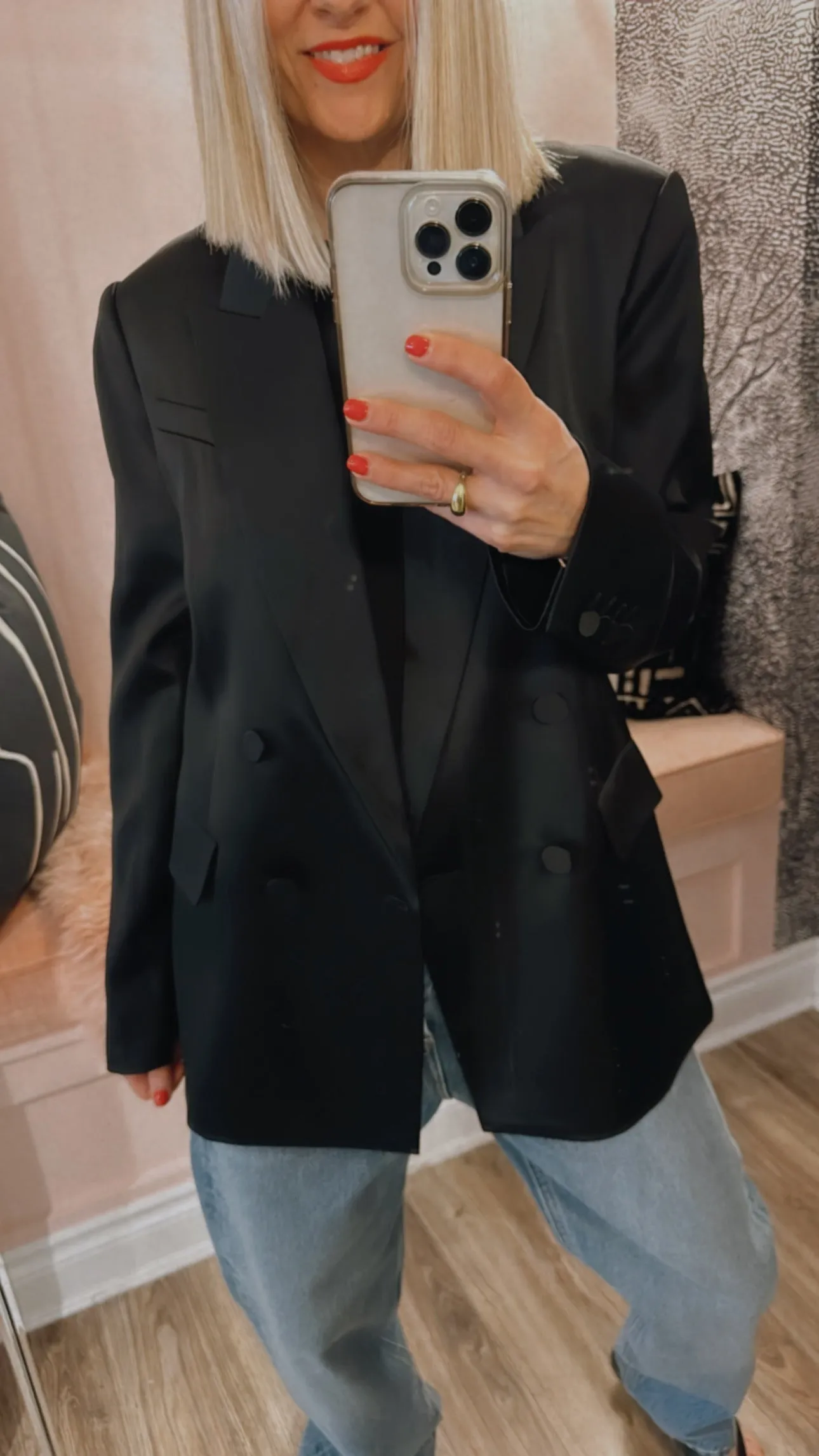 'Norah' Double Breasted Blazer