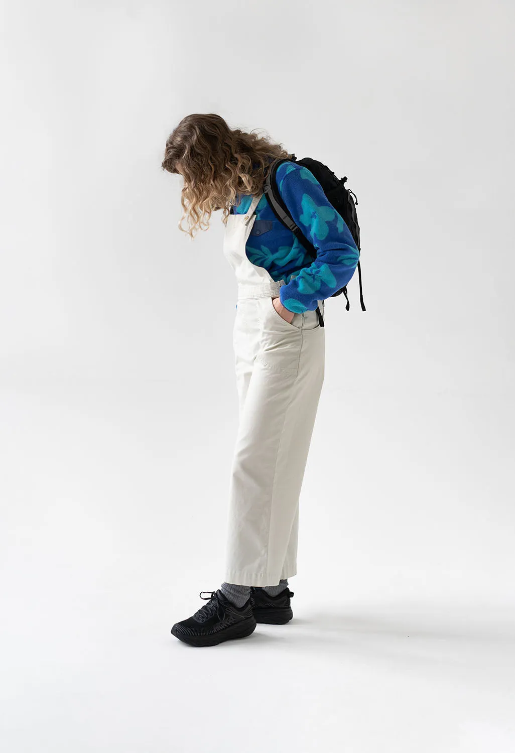 Patagonia Stand Up Women's Cropped Coveralls - Dyno White