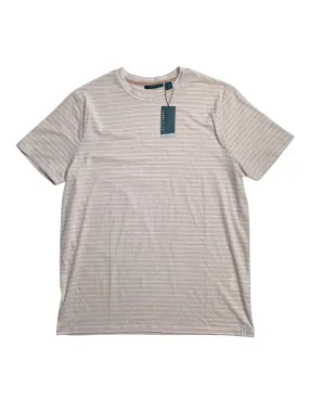 Perry Ellis Mens Short Sleeve Crewneck Short Sleeve T Shirt Sepia Rose Pink 2XL