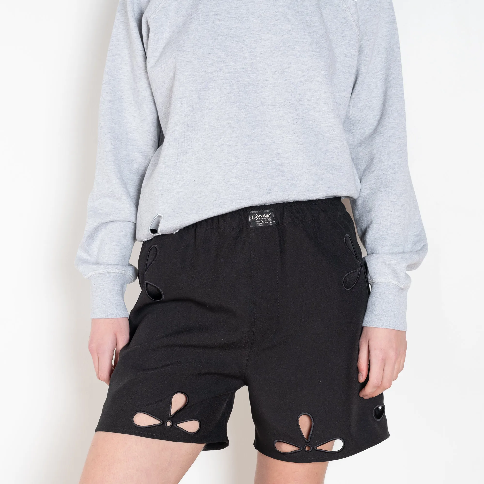 Petal Embroidered Shorts