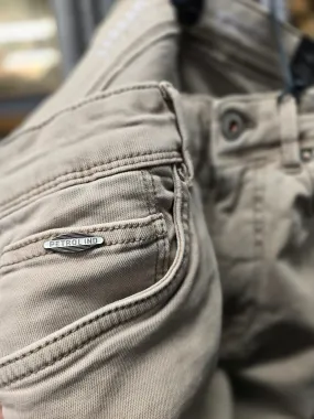 Petrol Light Tan Slim Jeans
