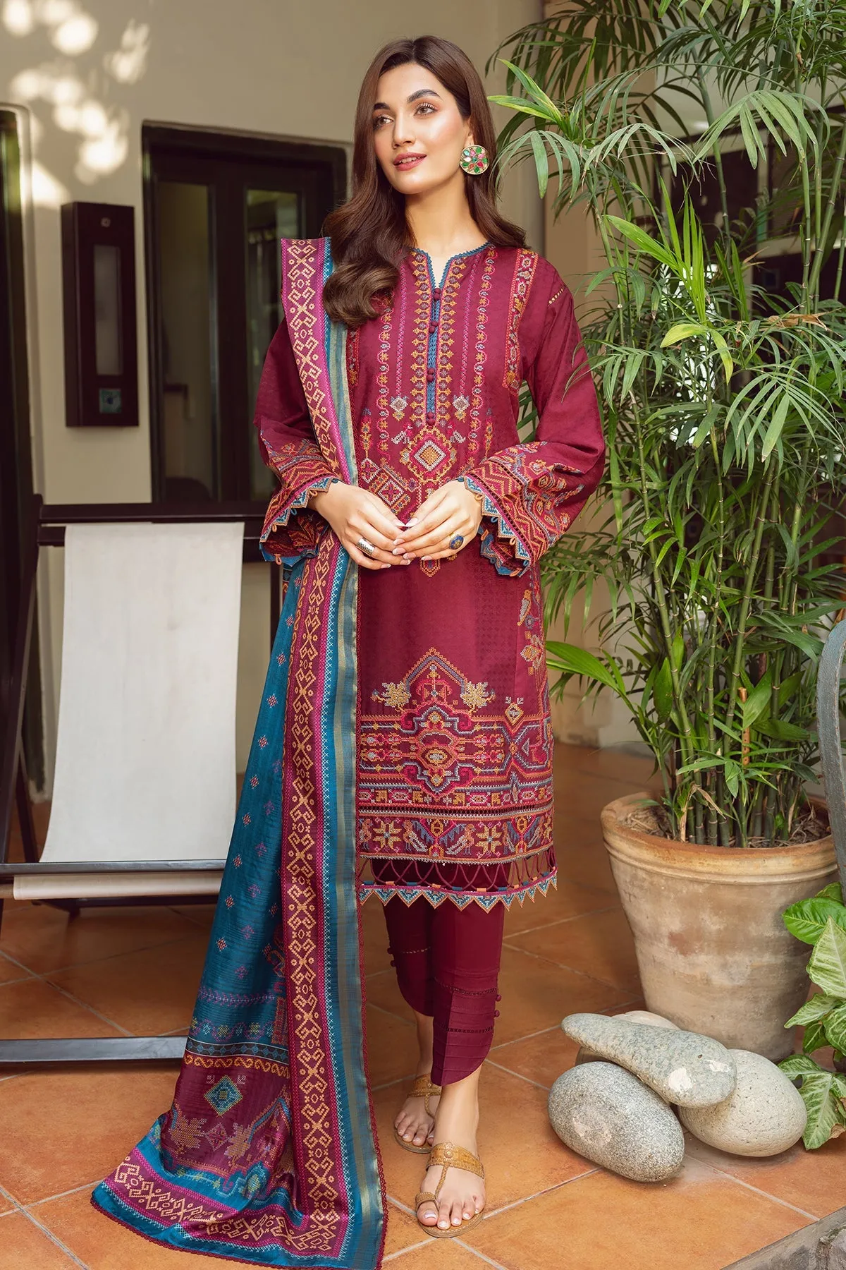 Premium Kameez Trouser Dupatta Pakistani Eid Dress