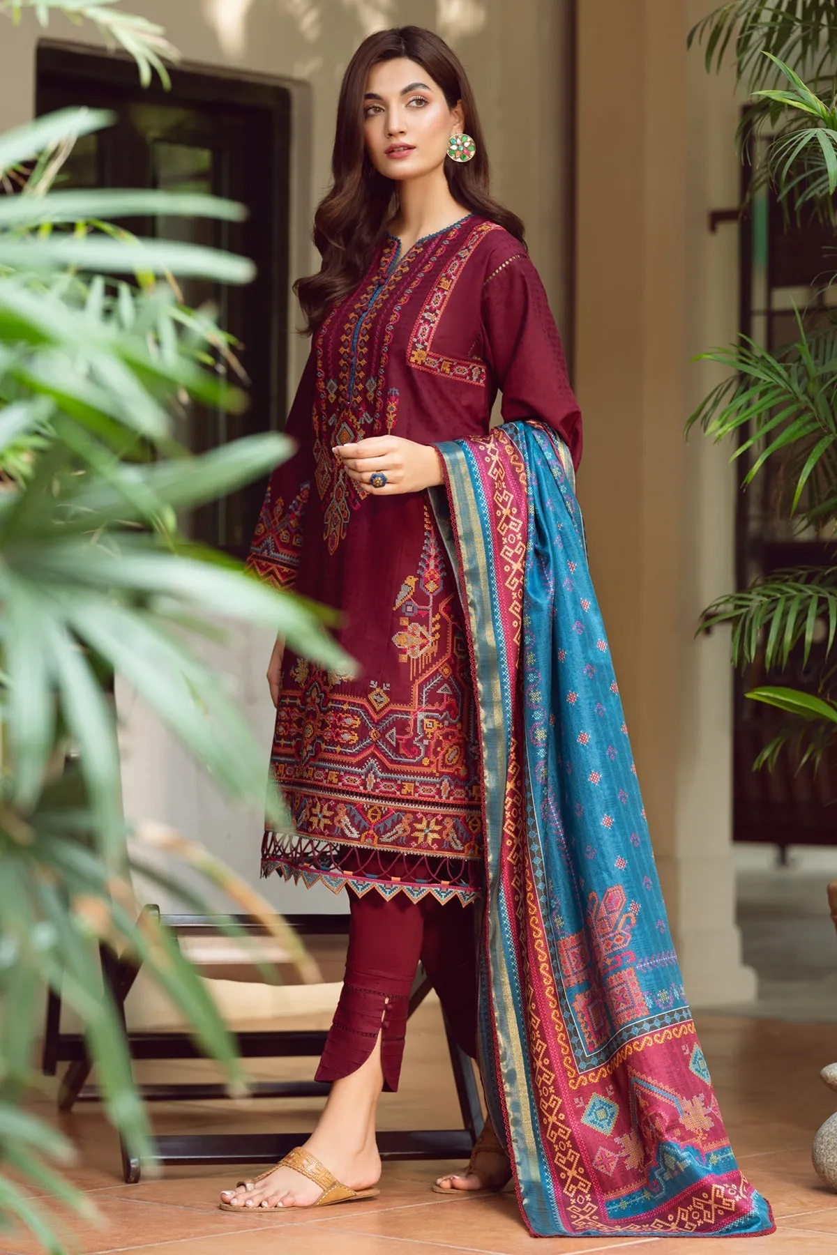 Premium Kameez Trouser Dupatta Pakistani Eid Dress