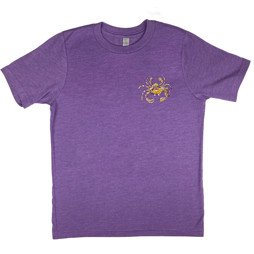 Purple & Gold Youth Short Sleeve T-shirt