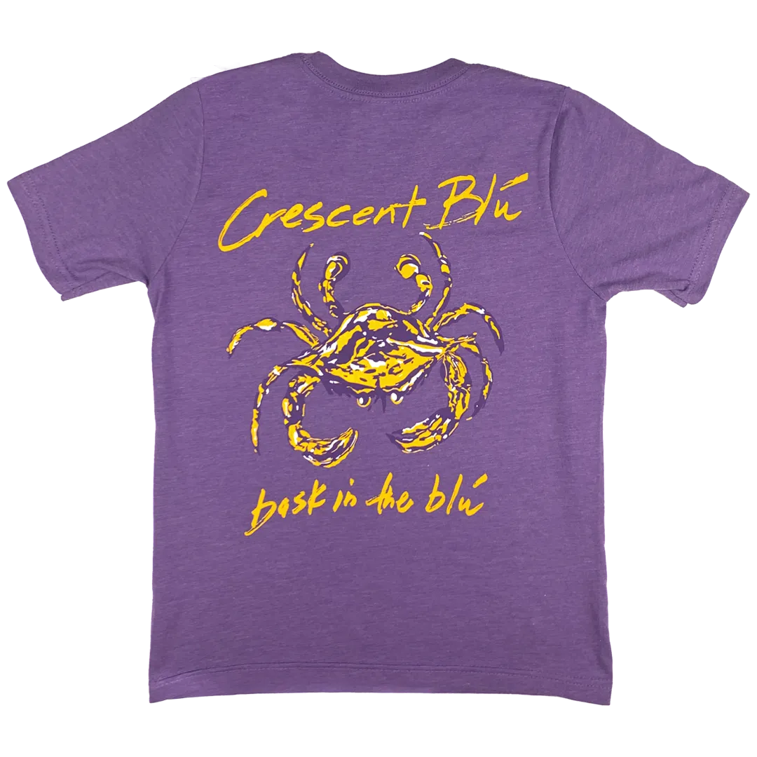 Purple & Gold Youth Short Sleeve T-shirt