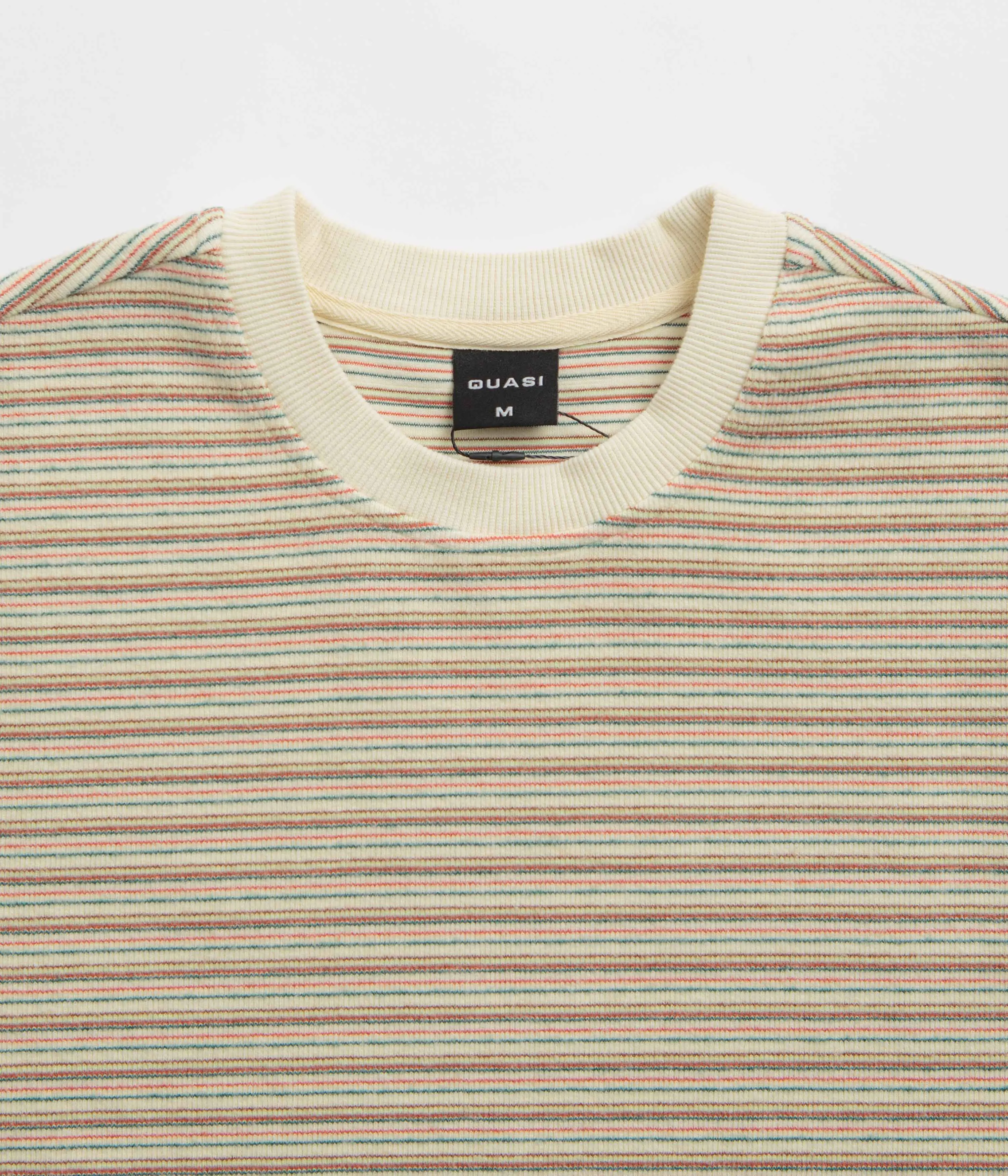 Quasi Sync Striped T-Shirt - Cream
